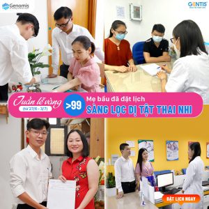 TUẦN LỄ VÀNG (Từ 27/6 – 3/7) – NHẬN GÓI QUÀ TẶNG LÊN TỚI 2.500.000Đ KHI SÀNG LỌC DỊ TẬT THAI NHI