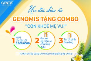 Chương trình “Con khỏe mẹ vui” – sàng lọc dị tật trước sinh với NIPT GENOMIS