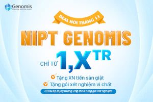 DEAL “HỜI” CÙNG NIPT GENOMIS THÁNG 11: SÀNG LỌC CHO BÉ, AN TÂM CHO BA MẸ